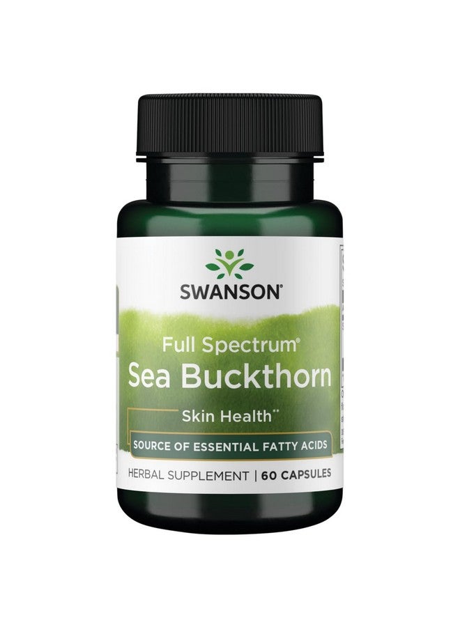 SWANSON سوانسون طيف كامل من زيت البحر النبق 400 ملليجرام 60 كبسولة - Image 1