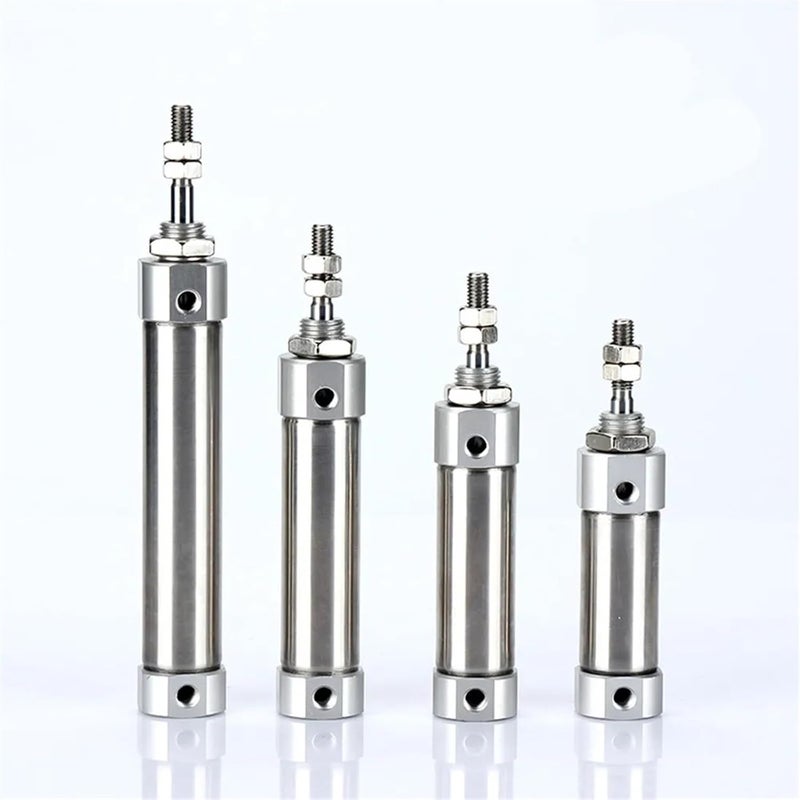 CDJ2B 16mm Bore 40mm Stroke Miniature Stainless Steel Double Acting Single Rod Air Cylinder - Image 4