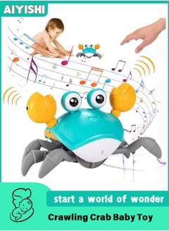 AIYISHI Crawling Crab Baby Toy - Ultra Interactive Tummy Time Delight with Melodious Sounds and Dynamic Movement for Crawling Infants. Ideal Birthday Gifts and Entertaining Gadgets for Toddlers, Fun for Boys and Girls.  - Image 1