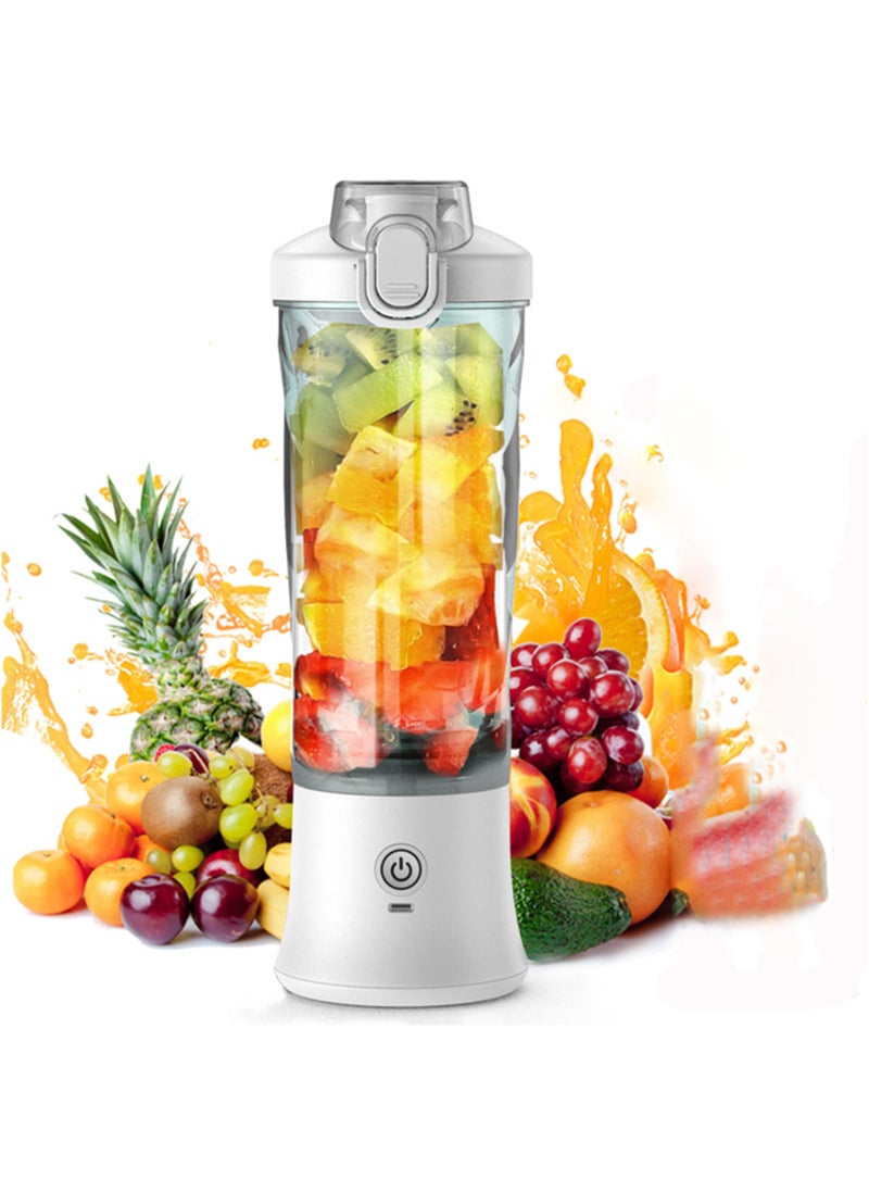 Generic - Portable Blender 600ML Electric Juicer Fruit Mixers 4000mAh USB Rechargeable Smoothie Mini Blender Personal Juicer - Image 1
