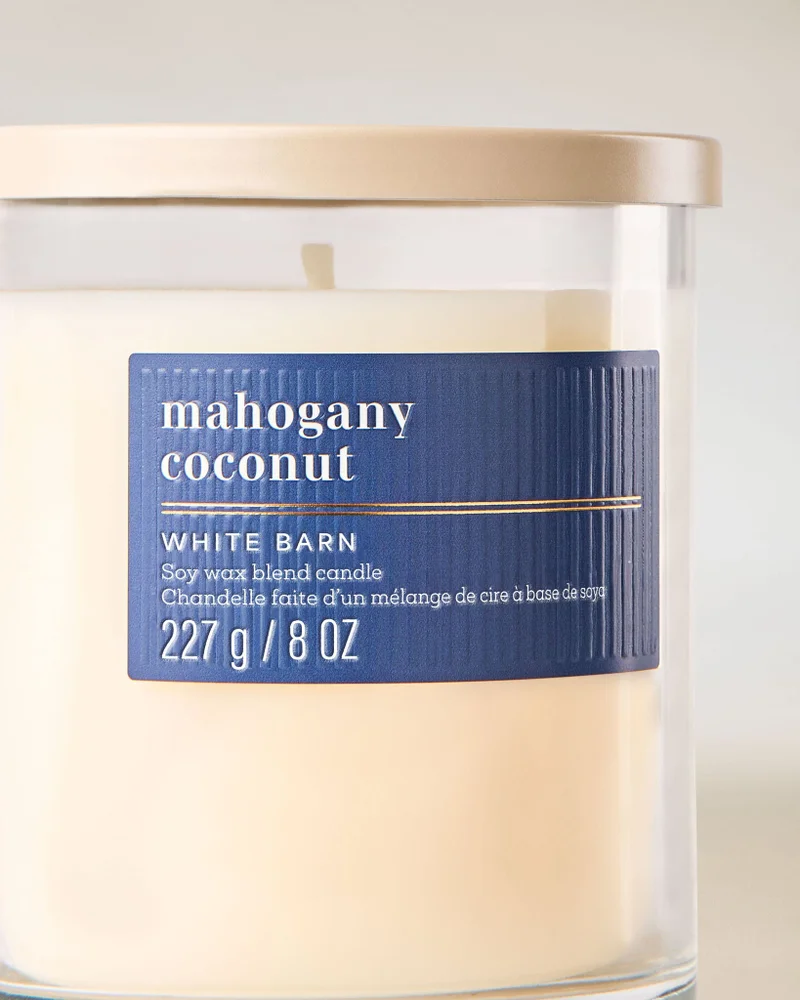 Bath & Body Works Mahogany Coconut Single Wick Candle