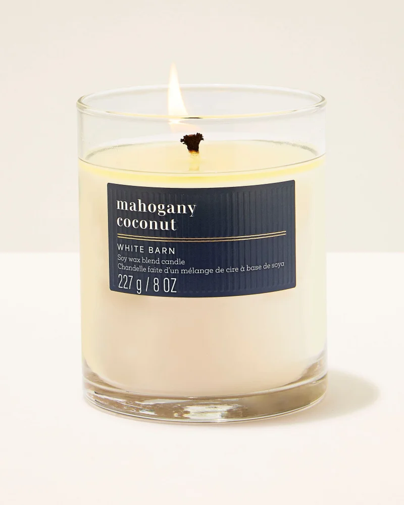 Bath & Body Works Mahogany Coconut Single Wick Candle