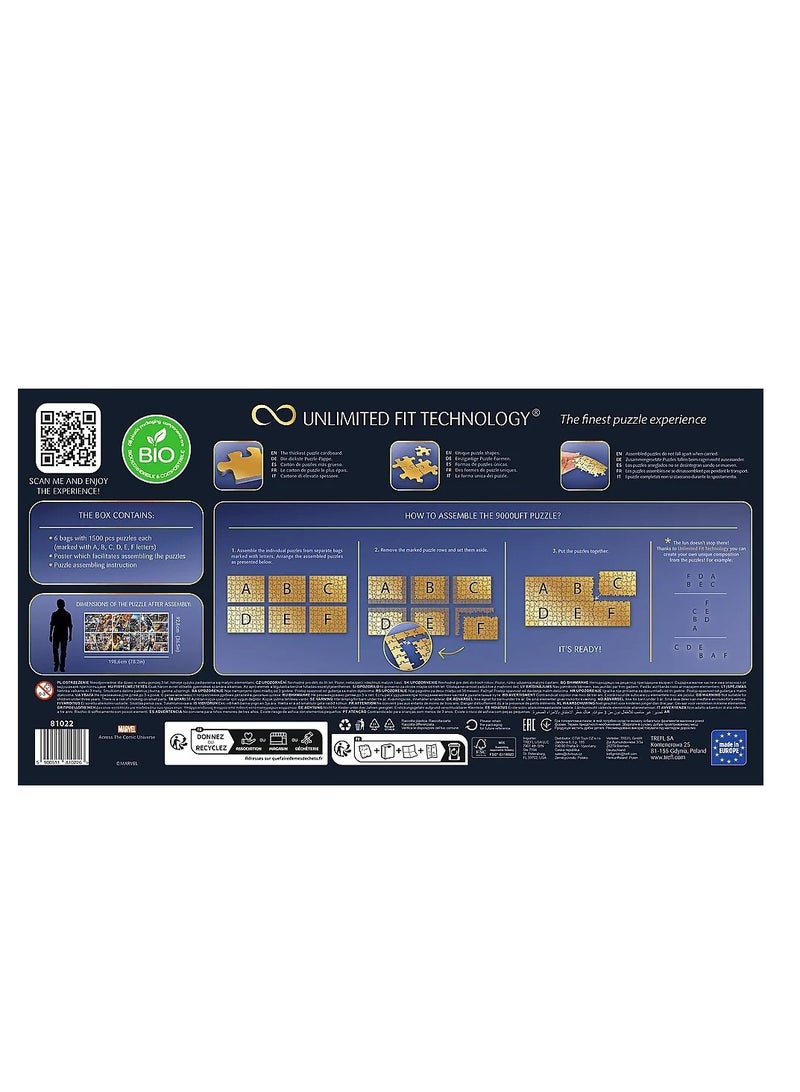 Trefl - Prime Marvel Across The Comic Universe Puzzle 9000 Pieces - 81022 - Image 5