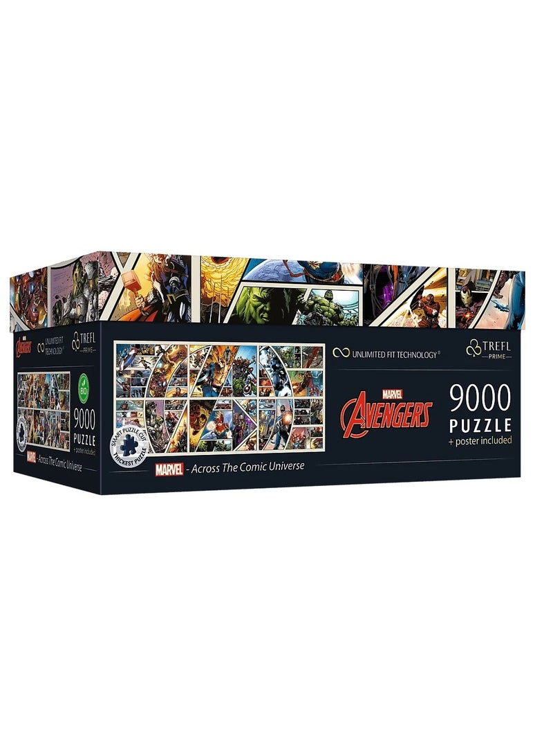 Trefl - Prime Marvel Across The Comic Universe Puzzle 9000 Pieces - 81022 - Image 4