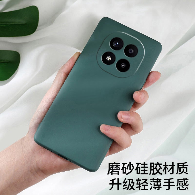غطاء واقي، مقاوم باللون الأحمر للصدمات لـ Redmi Note 13 Pro، ملمس غير لامع، سيليكون، أحمر من السيليكون سهل الحمل للتخزين العملي لترتيب الأغراض - Image 4
