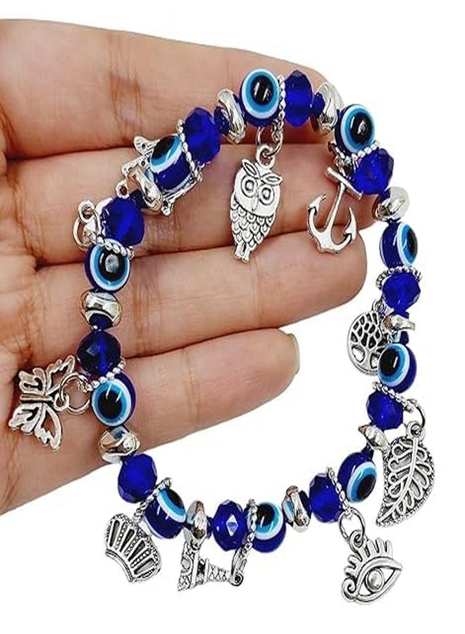 Trishakti Evil Eye Bracelets for Women, Nazariya Bracelet for Girls, Nazar Battu Bracelet with Charms for Good Luck and Prosperity - Image 3
