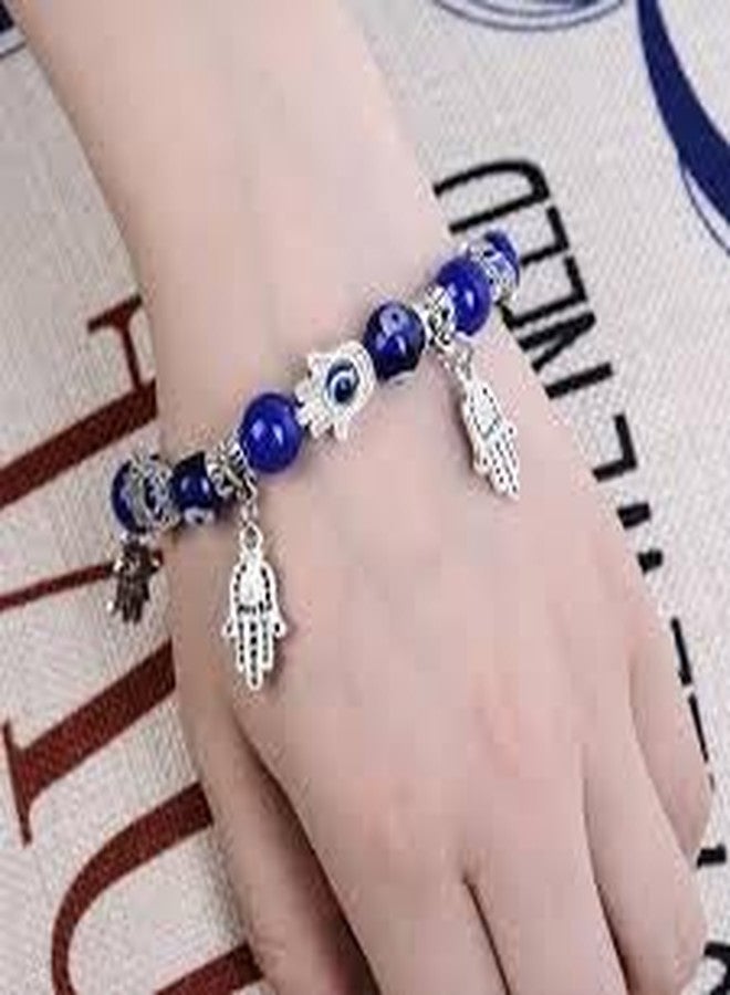 Trishakti Evil Eye Bracelets for Women, Nazariya Bracelet for Girls, Nazar Battu Bracelet with Charms for Good Luck and Prosperity - Image 5