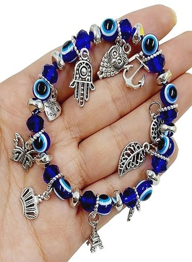 Trishakti Evil Eye Bracelets for Women, Nazariya Bracelet for Girls, Nazar Battu Bracelet with Charms for Good Luck and Prosperity - Image 2