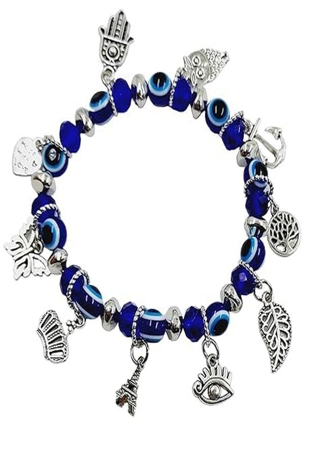 Trishakti Evil Eye Bracelets for Women, Nazariya Bracelet for Girls, Nazar Battu Bracelet with Charms for Good Luck and Prosperity - Image 4