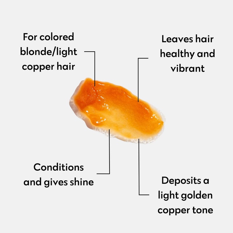 FOUR REASONS Color Mask - Apricot - (27 Colors) Toning Treatment, Color Depositing Conditioner, Tone & Enhance Color-Treated Hair - Semi Permanent Hair Dye, Vegan and Cruelty-Free, 6.76 fl oz - Image 4