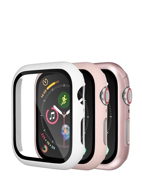 Hard Case for Apple Watch 40mm iWatch SE Series 6 5 4 with Screen Protector