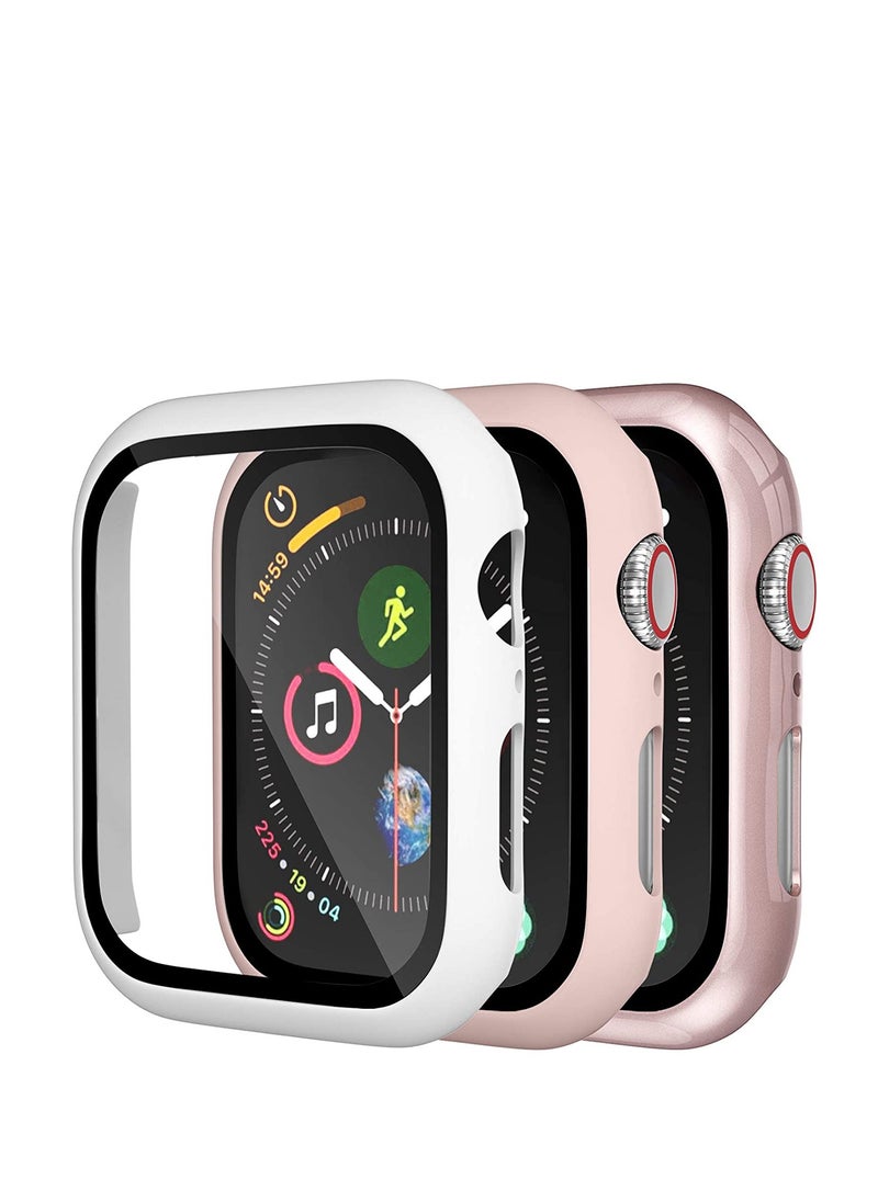 Hard Case for Apple Watch 40mm iWatch SE Series 6 5 4 with Screen Protector
