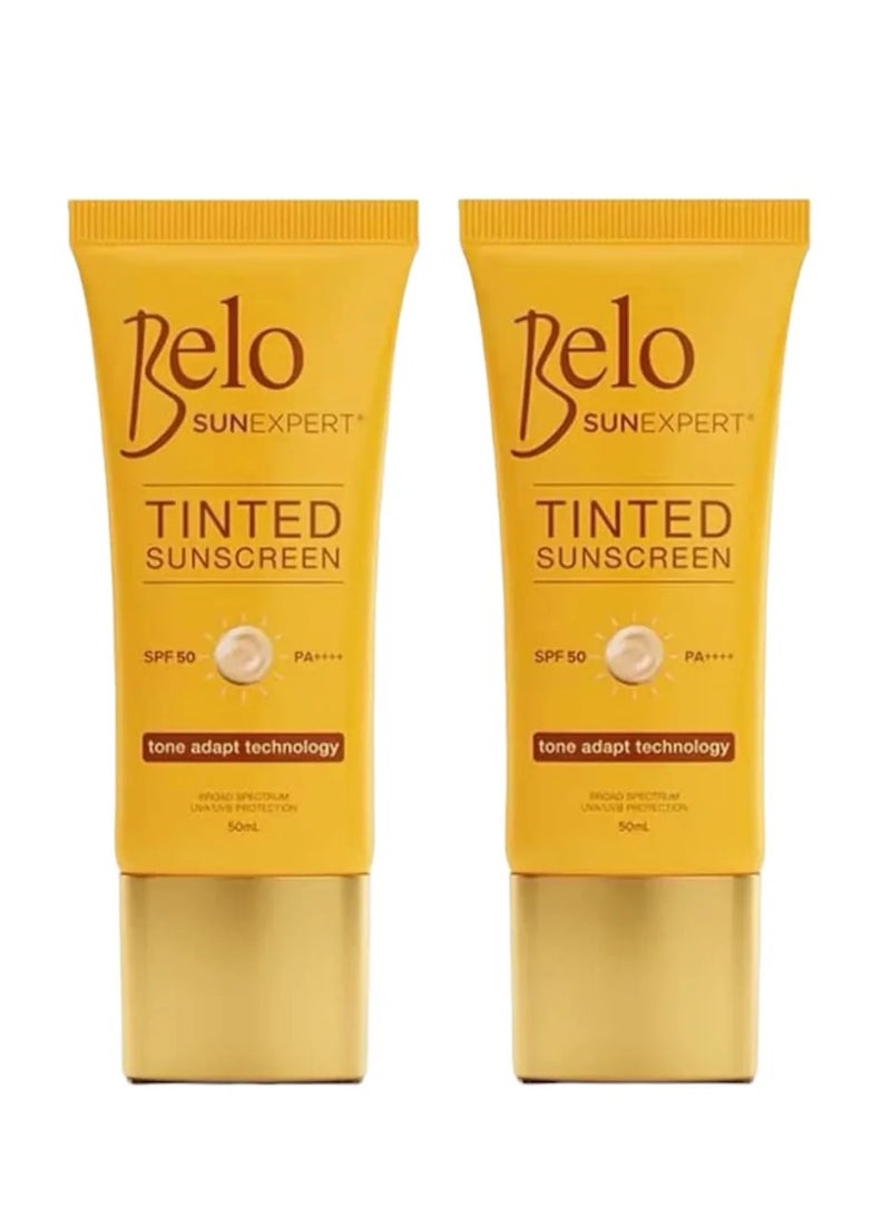 2 Pack Belo Sunexpert Tinted Sunscreen SPF 50