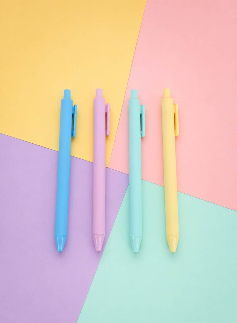 Midi Pastel Click Pen Set - 4 Colors - Image 1