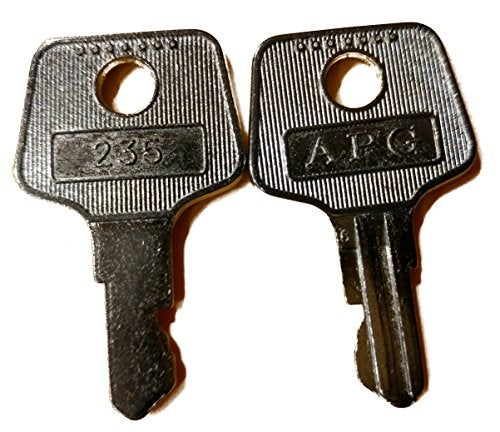 APG Cash Drawer VPK-8K-235 2 Key Set Type 235 for the Vasario Cash Drawer - Image 2