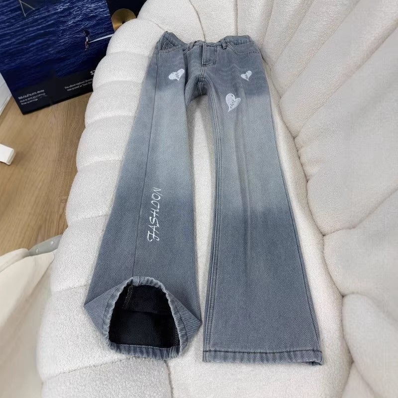 Unisex Classic Denim Jeans Loose Fit Daily Outdoor Wear - Image 2