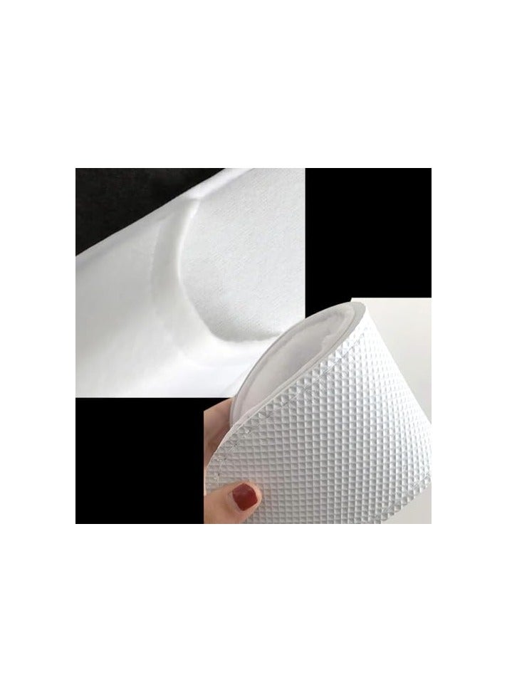 VINSTAR 100 Pairs Disposable Closed Toe Slippers - Fluffy 5mm EVA, Non-Slip, Unisex, Eco-Friendly Indoor Slippers for Hotel, Home, Travel & Spa, Fits up to US Men Size 10 and Women Size 11 - Image 3