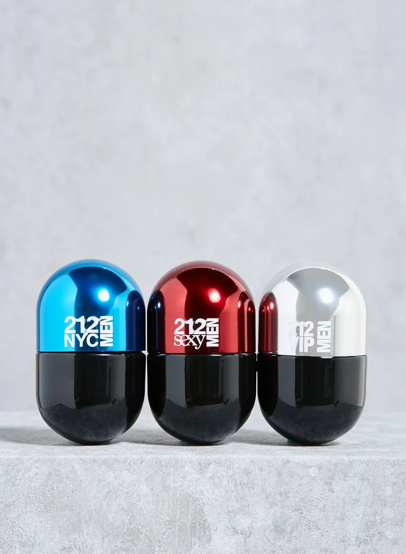 CAROLINA HERRERA Set Of Nyc Men Pills 3X20Ml Edt