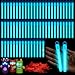 Lewtemi 50 Pack 4 or 6 Bright Glow Sticks Bulk Glow in the Dark Party Supplies Birthday and Holidays 4 InchBlue - Image 2