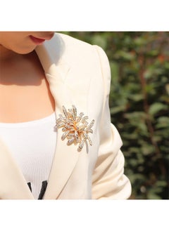Depend Coral Flower Brooch, Rhinestone Coral Flower Pearl Brooch, Vintage Elegant Unique Pearl Brooch, Versatile Clothing Accessories For Women  - Image 3