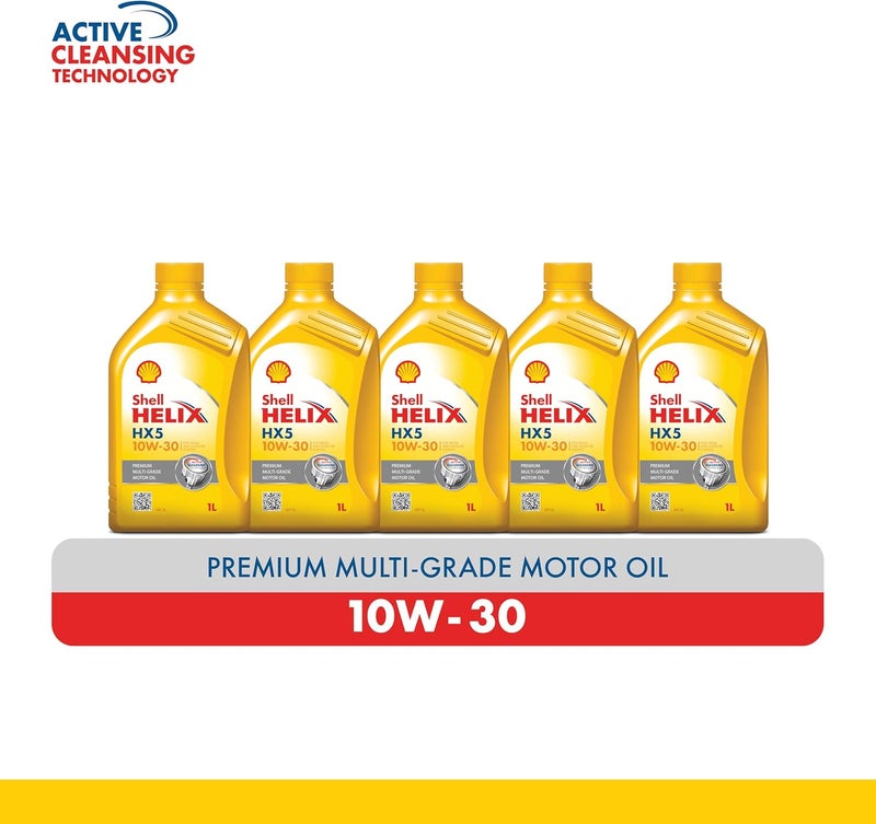 Shell Helix HX5 10W-30 (1Liter) (Pack of 5) - Image 2