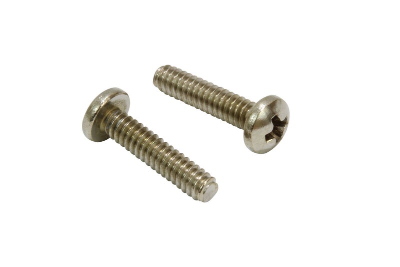 Bolt Dropper #6-32 X 1/2" Stainless Pan Head Phillips Machine Screws (100 pc) 18-8 (304) Stainless Steel Screw by - Image 1