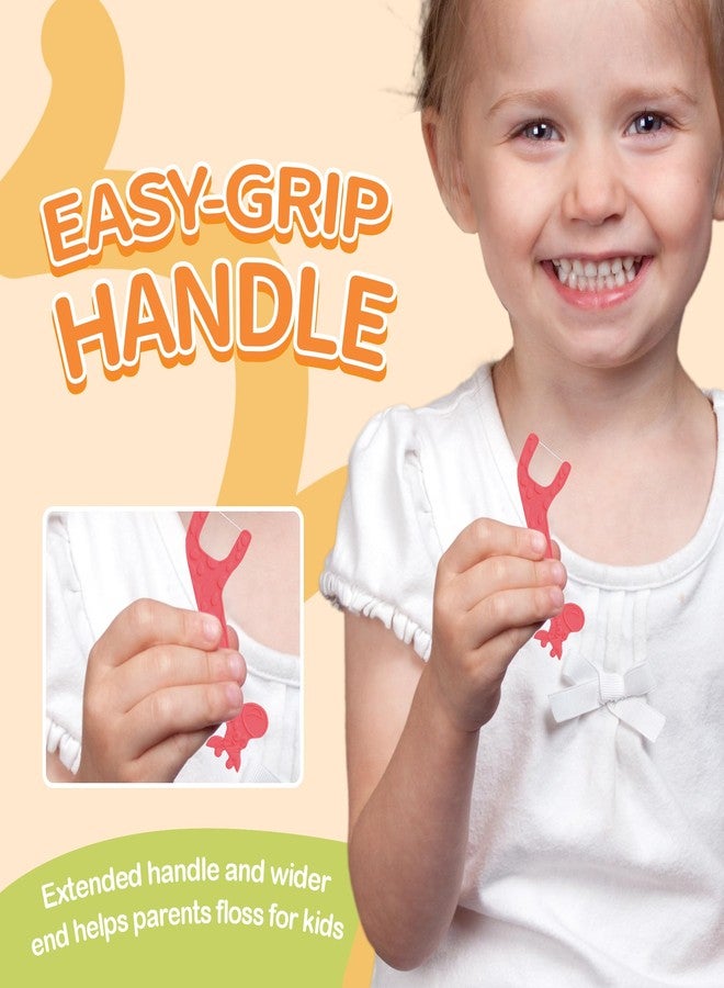 Lakeyface 200 Count Biodegradable Kids Flossers, Eco-Friendly Plant-Based Floss Picks, No Fluoride BPA Free Cute Giraffe Dental Picks, No Plastics, Vegan Natural Floss, Mild Mint - Image 5