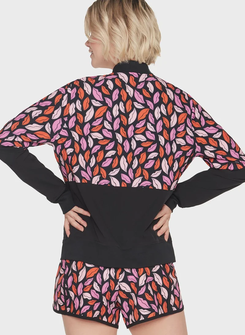 SKECHERS Dvf Midnight Kiss Reversible Bomber Jacket