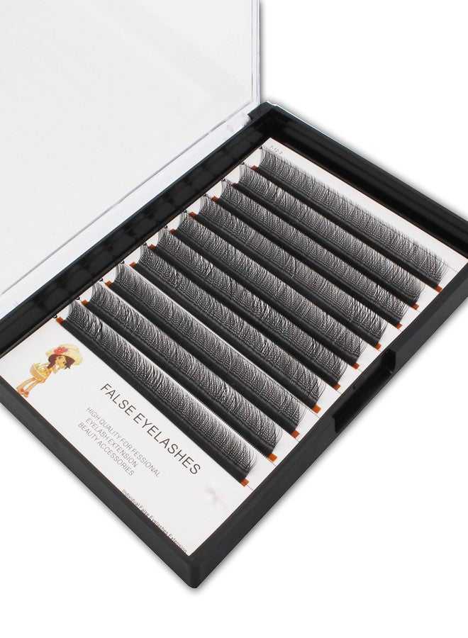 Bodermincer 10 Rows YY Shape D Curl Thickness 0.07mm Hand-woven Faux Mink Eyelashes Japanese-style Mesh Surround Lashes Natural Soft (13mm) - Image 1