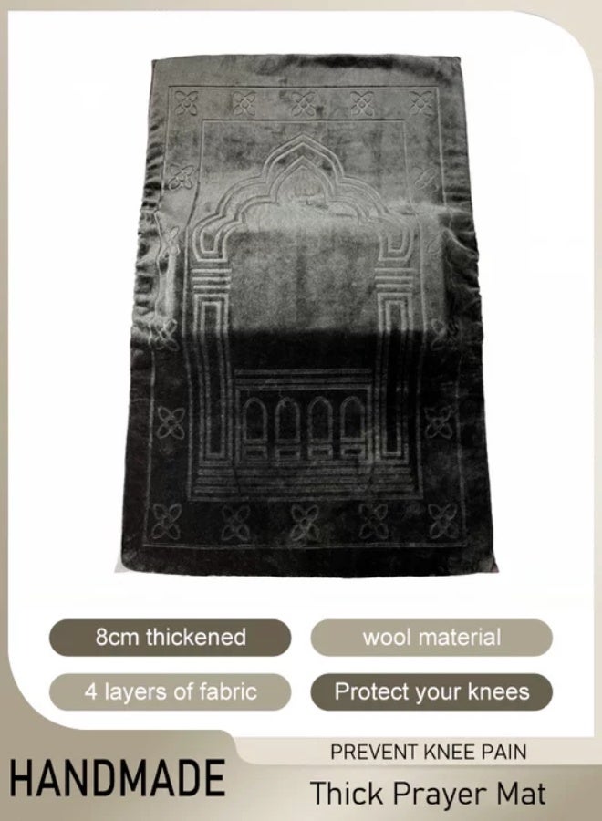 【عرض رمضان الخاص】سجادة صلاة مسلمة من المخمل الفاخر، سجادة صلاة ناعمة على طراز المسجد، مصممة خصيصًا لرمضان وعيد الفطر، مناسبة للرجال والنساء على حد سواء. سجادة منزلية مصنوعة لتوفير الراحة للركبتين. - Image 1