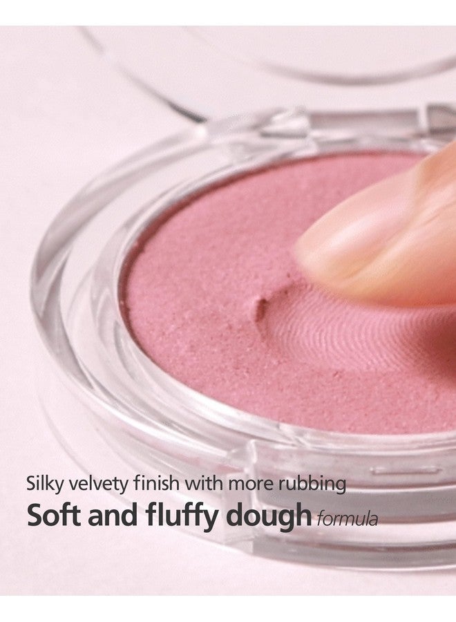 THESAEM Jelly Blusher Pp01 Milky Mauve - Velvety Finish Soft Jelly Powder Cheek - Easy Blending Formula- Lightweight, Smooth, Natural Buildable Blusher