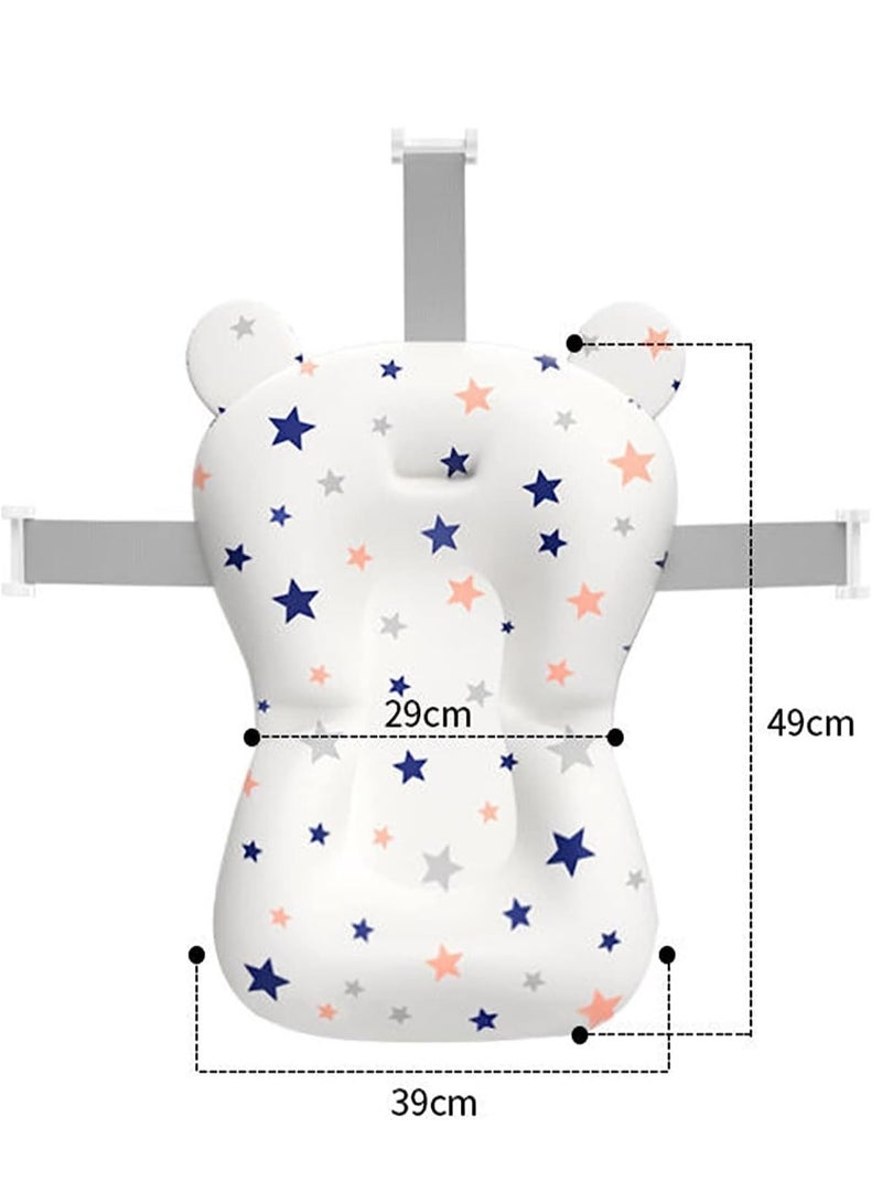 Baby Bath Cushion Infant Bath Seat Soft Tub Insert With Adjustable Buckle Floating By TOYS-EGYPT - Image 4