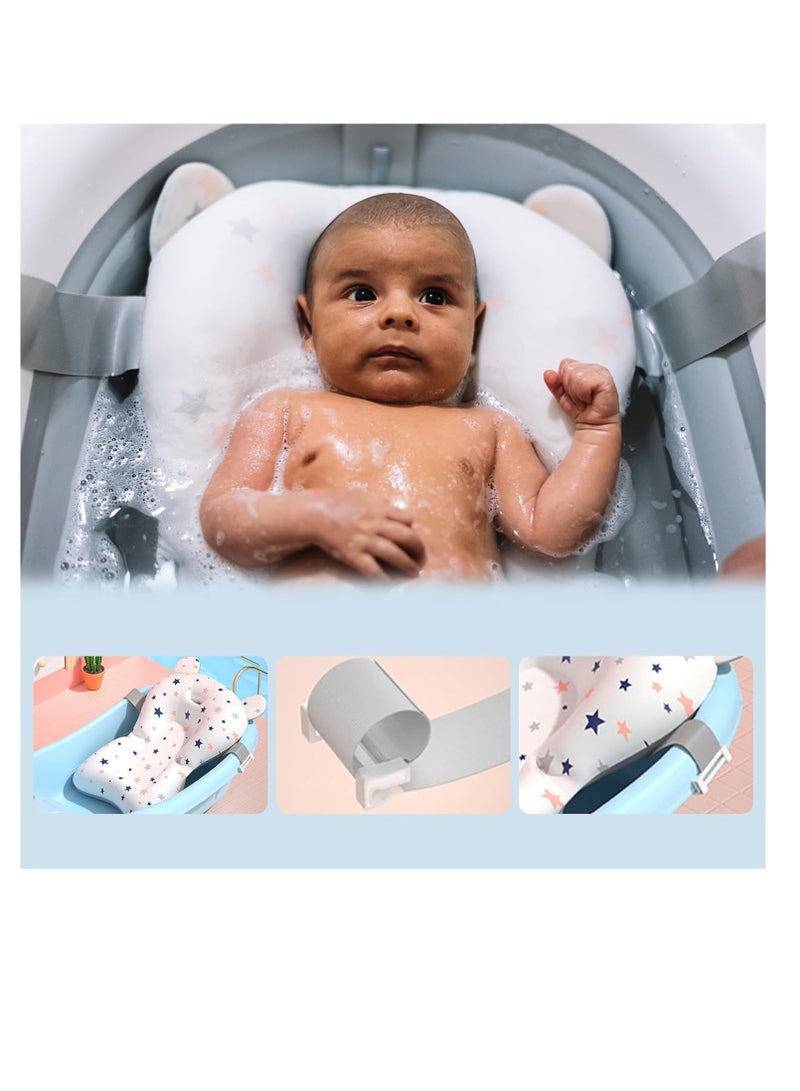 Baby Bath Cushion Infant Bath Seat Soft Tub Insert With Adjustable Buckle Floating By TOYS-EGYPT - Image 2