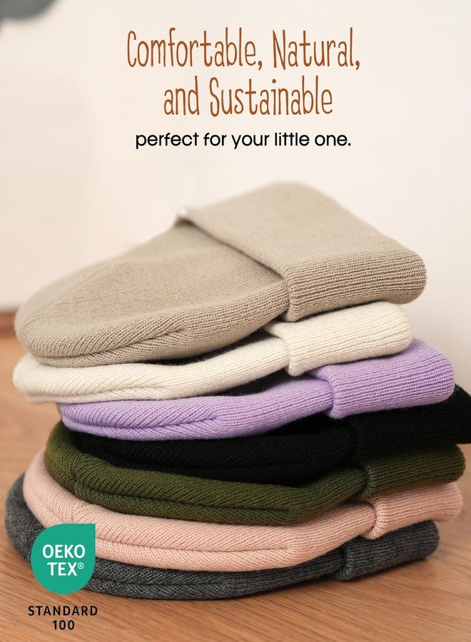 FURTALK Baby Beanie Knit Winter Hats 3 Pack for Infant Toddler Kids Skull Caps - Image 2