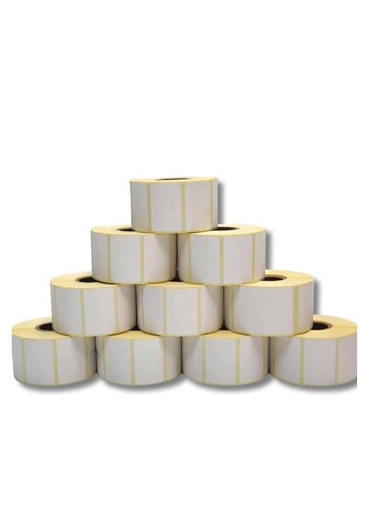 Terabyte Direct Thermal Barcode Label Sticker POS 38mm x 40mm  1000 Labels per  10 Rolls - Image 2