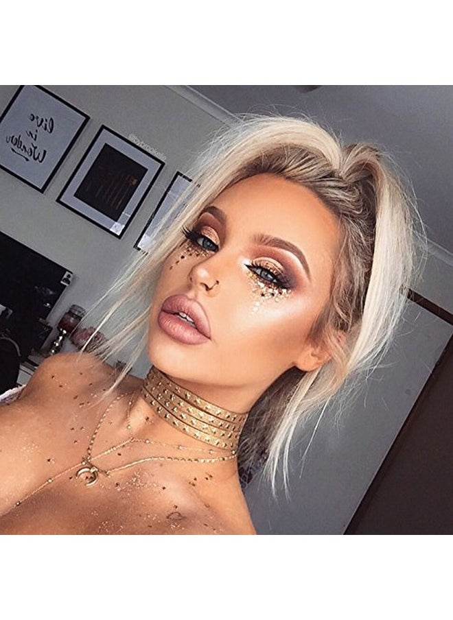 KARIZMA - Biodegradable Chunky Glitter // Karizma Beauty Gold Bio Glitter Eco Glitter Face Glitter Festival Chunky 10G - Image 1
