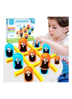 Big Eat Small Tic Tac Toe Game Set, Board Game Indoor Surprise Tic Tac Toe Tic Tac Toe Big Eat Small Game Parent-Child Interactive Board Game Portable Travel Toy for Children Kids