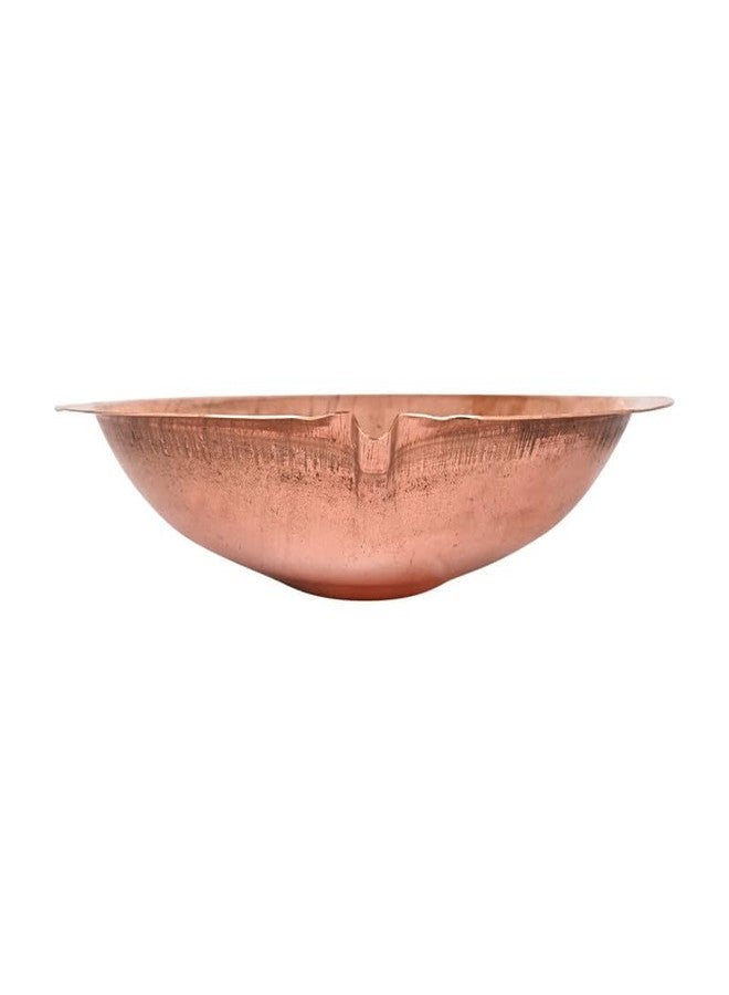 ROLIMOLI Copper Akhand Diya (Size 9cm) -28 Gm | High Quality Oil Lamp for Daily Puja & Other Religious Rituals, Home, Office & Temples Festive Gifts | Copper Diya for Home Decor (2cm H x 9cm L) - Image 4