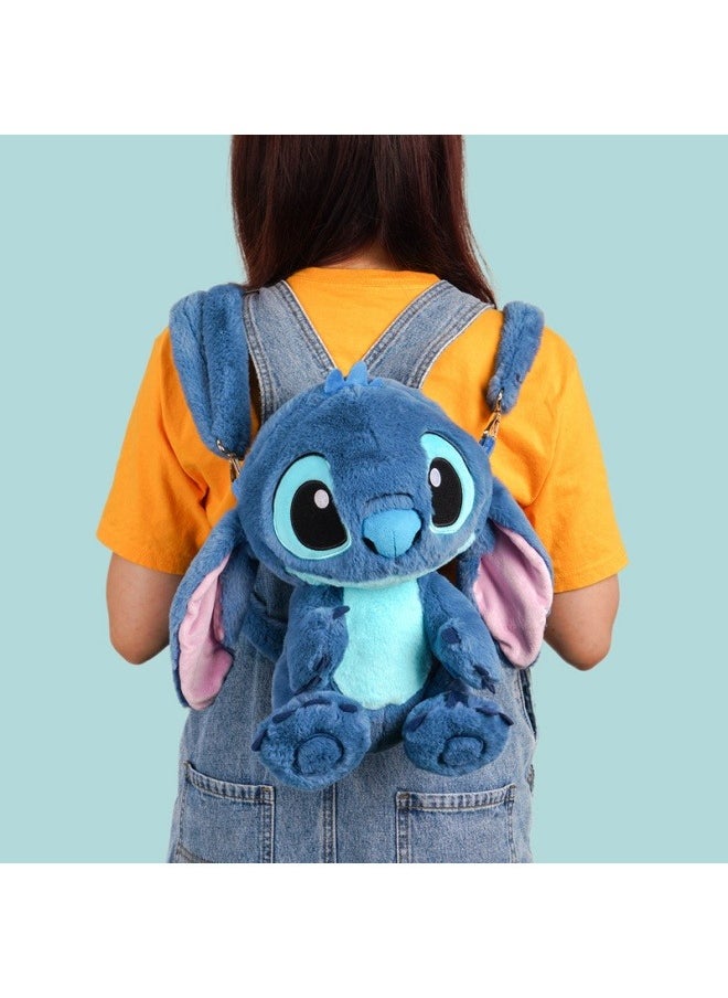 Stitch Doll Leisure Travel Backpack Interstellar Baby Stitch Doll Cute Cartoon Girl Plush Backpack  - Image 5