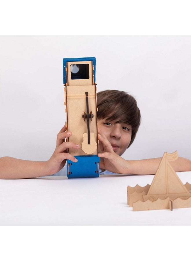 Smartivity Smartivity Periscope 3D Wooden Model Engineering STEM Building Set for Kids Ages 6 and Up  - Image 4