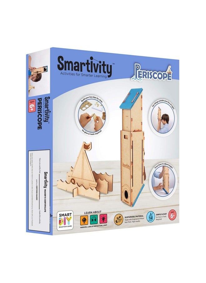 Smartivity Smartivity Periscope 3D Wooden Model Engineering STEM Building Set for Kids Ages 6 and Up  - Image 1