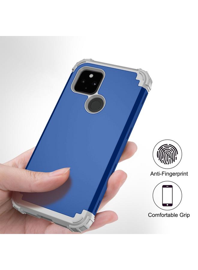 S-TOP Case For Google Pixel 4a 5G 3 in 1 Shockproof PC + Silicone Protective Case - Image 4