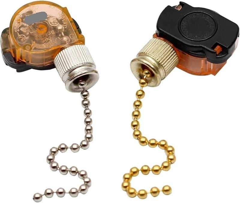 Ceiling Fan Light Pull Chain Switch 3A 250VAC 6A 125VAC On Off 2 Position - Image 4