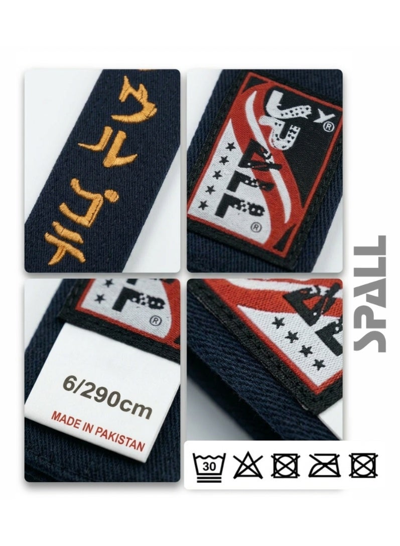SPALL Karate Master Black Belt Taekwondo Belt Kyokushin Karate Belt Premium Quality Martial Arts Belt - Image 5