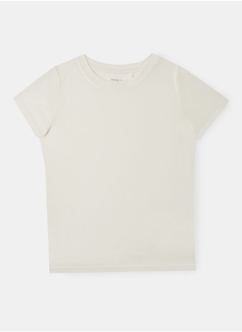NAME IT - Girls Basic Short Sleeve T-Shirt - Image 1