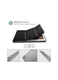 Procases iPad 9.7 Case 2018 iPad 6th Generation/2017 iPad 5th Generation Case(Model: A1893 A1954 A1822 A1823), Ultra Slim Lightweight Stand Case with Translucent Frosted Back Smart Cover -Black  - Image 3