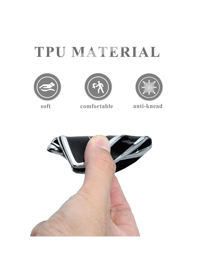 OFFCURVE Car Key Cover for VW Golf 8, Seat Leon, Tarraco, Ateca, Skoda Octavia, Cupra Formentor & Born – 3-Button Key Case, Protective Key Guard - Image 3