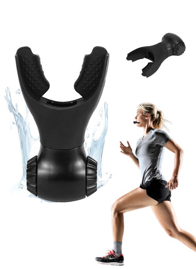 Healife Portable breathing trainer, aerobic spirometry exercise running, swimming, strong lungs, adjustable resistance, portable spirometry adjustable resistance abdominal breathing trainer, fitness respiratory athlete equipment expansion, inspiratory muscle trainer - breathing trainer three generations  - Image 1