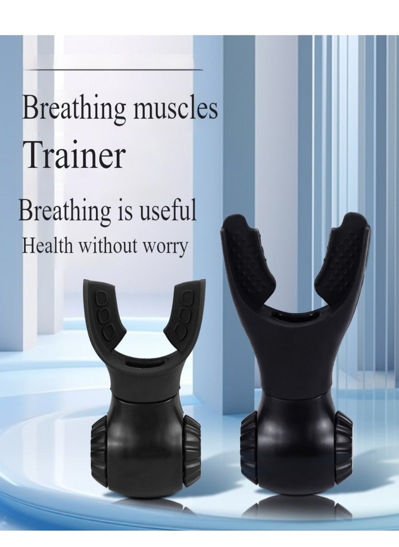Healife Portable breathing trainer, aerobic spirometry exercise running, swimming, strong lungs, adjustable resistance, portable spirometry adjustable resistance abdominal breathing trainer, fitness respiratory athlete equipment expansion, inspiratory muscle trainer - breathing trainer three generations  - Image 2