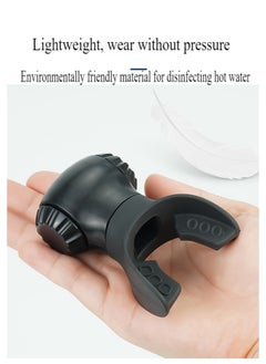 Healife Portable breathing trainer, aerobic spirometry exercise running, swimming, strong lungs, adjustable resistance, portable spirometry adjustable resistance abdominal breathing trainer, fitness respiratory athlete equipment expansion, inspiratory muscle trainer - breathing trainer three generations  - Image 5